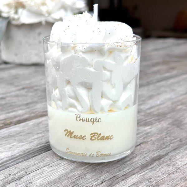 Bougie Chantilly Musc Blanc