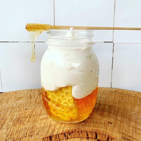 Bougie Jar Gâteau de miel