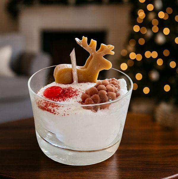 Bougie mini verrine Pomme / Cannelle