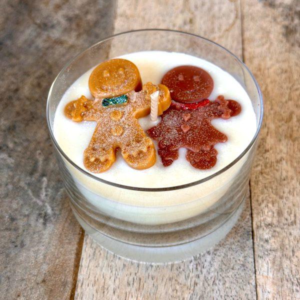 Bougie verrine Biscuits Gâteau de Noel