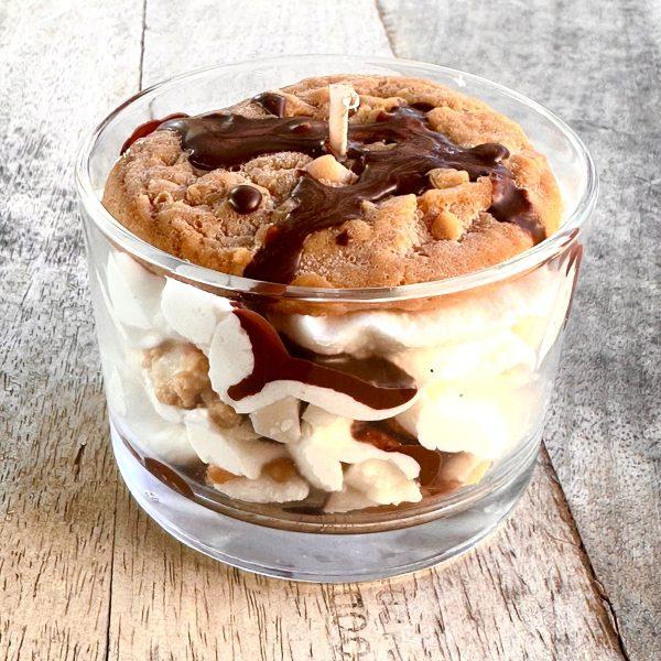 Bougie verrine Cookies Beurre de Cacahuète