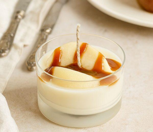 Bougie verrine Pomme au four